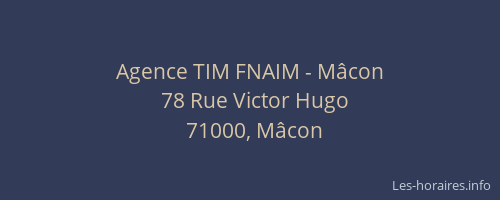 Agence TIM FNAIM - Mâcon