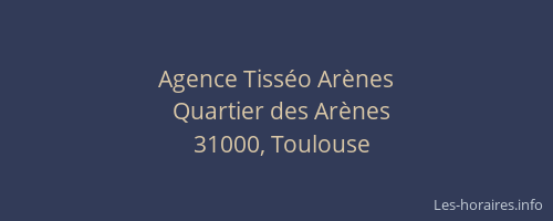 Agence Tisséo Arènes