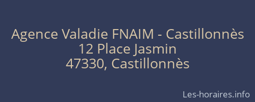 Agence Valadie FNAIM - Castillonnès