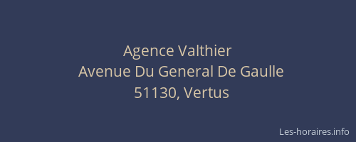 Agence Valthier