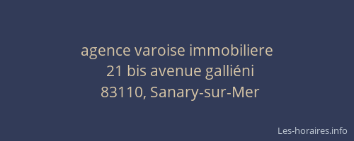 agence varoise immobiliere
