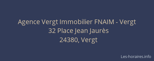 Agence Vergt Immobilier FNAIM - Vergt