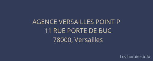 AGENCE VERSAILLES POINT P