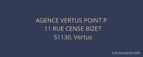 AGENCE VERTUS POINT P