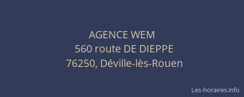 AGENCE WEM