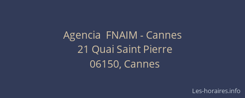 Agencia  FNAIM - Cannes
