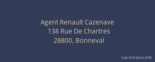 Agent Renault Cazenave