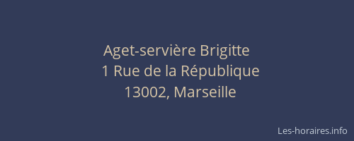 Aget-servière Brigitte