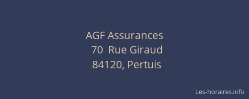 AGF Assurances