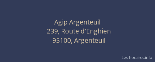 Agip Argenteuil