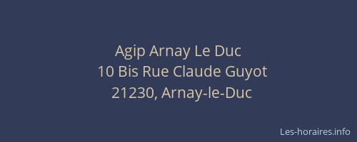 Agip Arnay Le Duc
