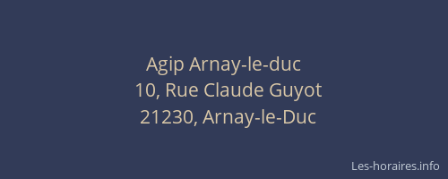 Agip Arnay-le-duc