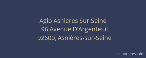 Agip Asnieres Sur Seine