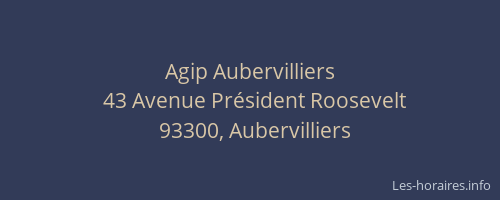 Agip Aubervilliers