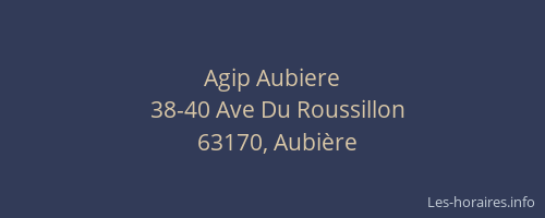 Agip Aubiere