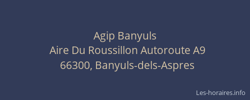 Agip Banyuls