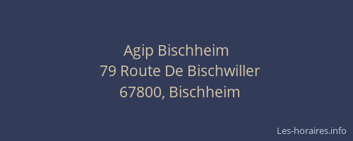 Agip Bischheim