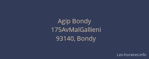Agip Bondy