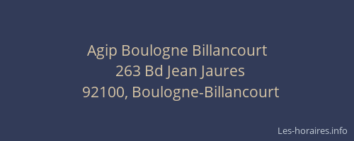 Agip Boulogne Billancourt