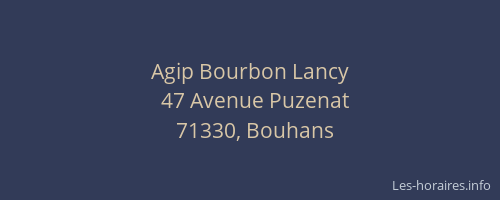 Agip Bourbon Lancy