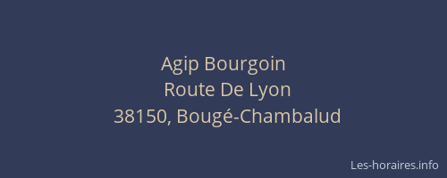 Agip Bourgoin