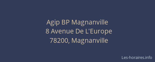 Agip BP Magnanville