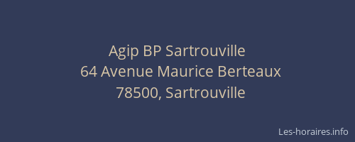 Agip BP Sartrouville