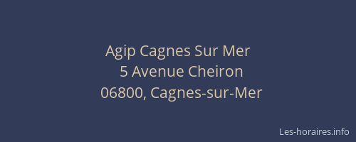 Agip Cagnes Sur Mer