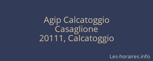 Agip Calcatoggio