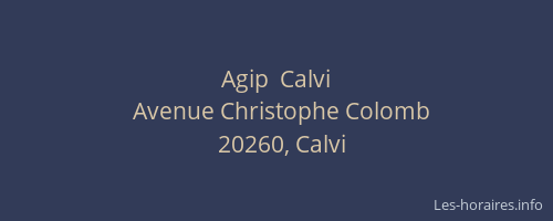 Agip  Calvi