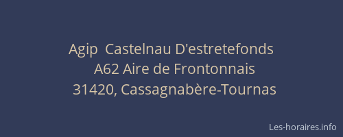 Agip  Castelnau D'estretefonds