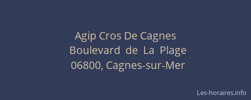 Agip Cros De Cagnes