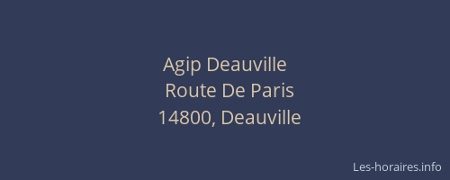 Agip Deauville