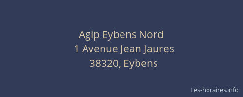 Agip Eybens Nord