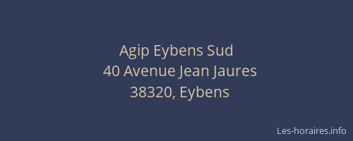 Agip Eybens Sud