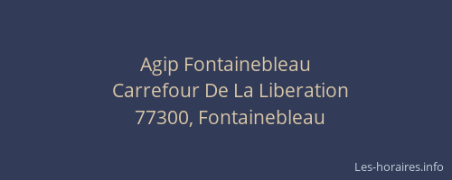 Agip Fontainebleau