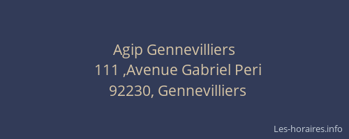 Agip Gennevilliers