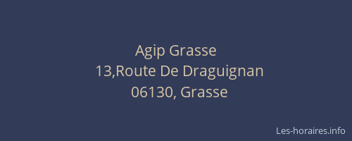 Agip Grasse
