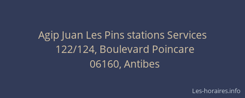 Agip Juan Les Pins stations Services