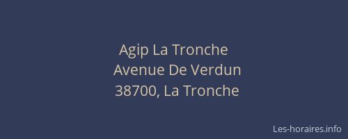 Agip La Tronche