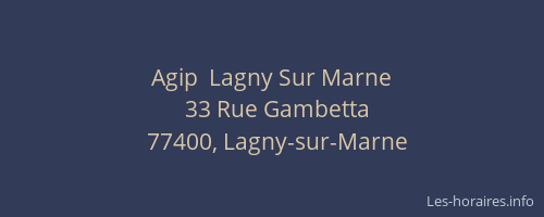Agip  Lagny Sur Marne
