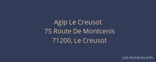 Agip Le Creusot