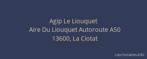 Agip Le Liouquet