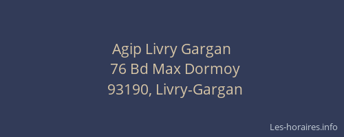 Agip Livry Gargan