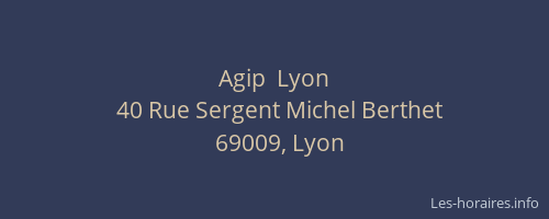 Agip  Lyon