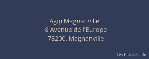 Agip Magnanville