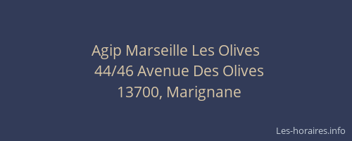 Agip Marseille Les Olives