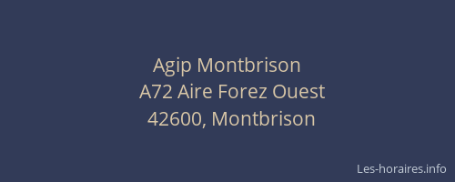 Agip Montbrison