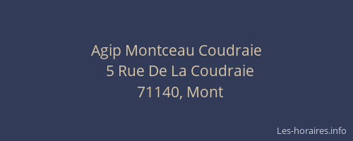 Agip Montceau Coudraie