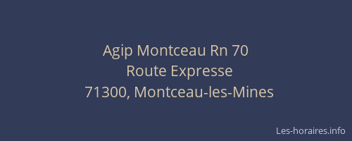 Agip Montceau Rn 70